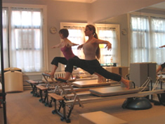 Women exercising at Freedom Road Pilates Studio in Westchester County, NY
